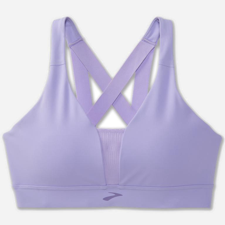 Brooks Drive Plunge Womens Running Bra Ireland Lavender Purple/Violet Dash (RIWS-30862)